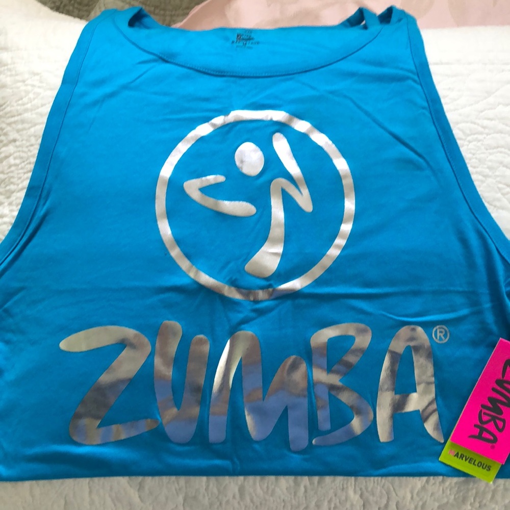NWT Zumba Wear Love Me or Loose Me Tank, Medium